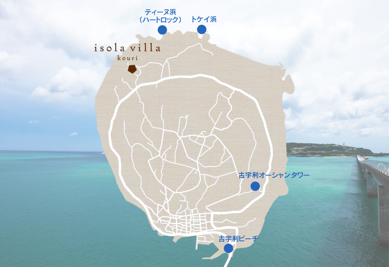 古宇利島MAP